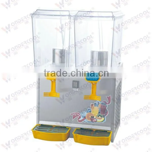 2 bowls/tanks commercial juice machines drink cold beverage dispenser