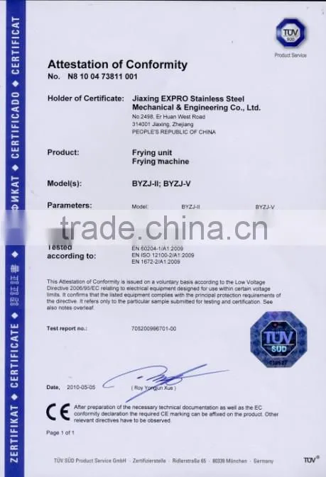Expro Frying Machine ( BYZJ-II 400/600/900) / Meat processing machine / Variable speed