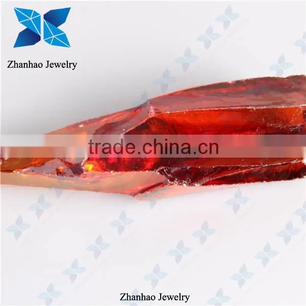 synthetic champagne cz stone color rough cubic zirconia