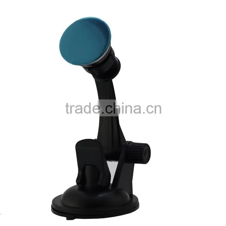 hands free universal magnetic mobile phone holder car windshield mount fully adjustable bracket for 3-5.7inch cell phone GPS PDA