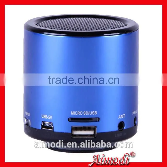 business gift fm radio bluetooth mini speaker with microphone, line in funciton