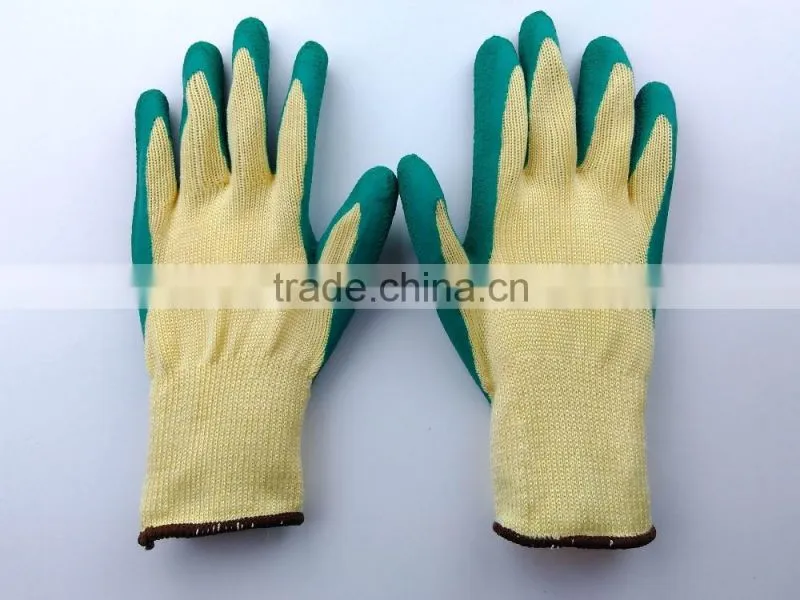 New Design Latex Coated Cotton Safety Working Gloves