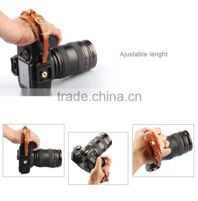 DSLR Strap Camera Waterproof Wrist Leather Strap