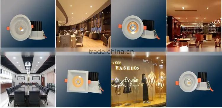 New products in 2016 7W 9W Round COB led ceiling lamp High CRI 80 95 Factory direct sale
