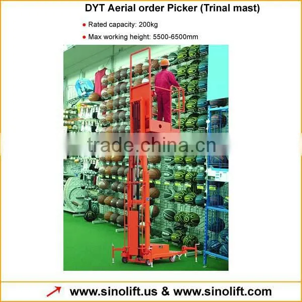 Sinolift-Semi Electric Order Picker (Triplex Mast)