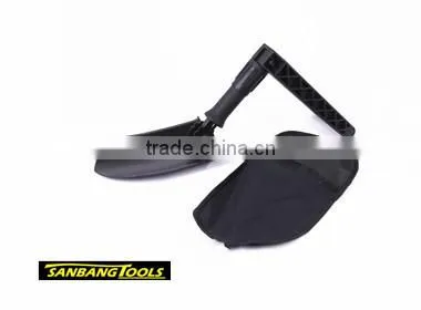 Steel folding shovel