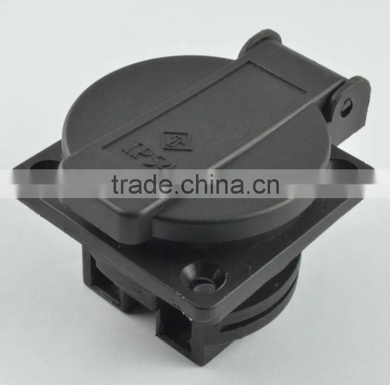 European French waterproof power socket with child protection,outdoor waterproof socket
