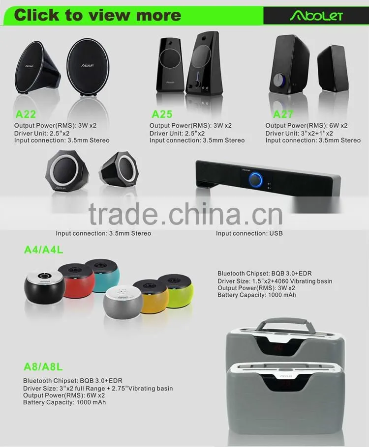 A27 Black Mini USB Microphone Multimedia Best Selling Premium Speaker