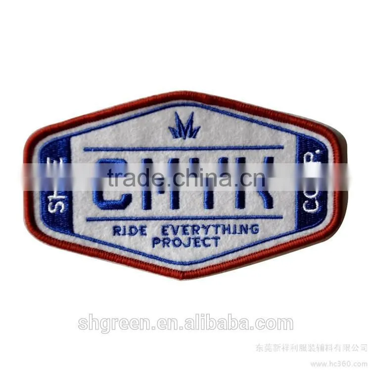 Outdoor sportswear embroidery badges&patches