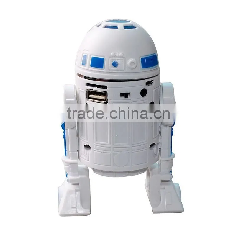 New Robot shape stereo promotional gift bluetooth speaker shenzhen