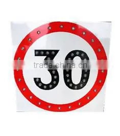 solar traffic speed signs/illuminated traffic arrow signs/solar traffic warning pedestrian sign