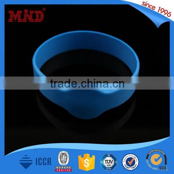 MDSW06 Custom uhf rfid silicone wristband/passive nfc bracelet
