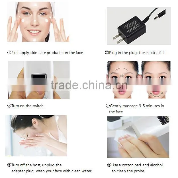 Ultrasonic Skin Scrubber Microdermabrasion Peeling Anti Aging Facial Equipment Z