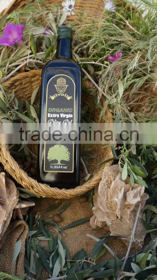 Pure Natural Extra Virgin Olive Oil.Organic Olive Oil with FDA Certification. 1L Marasca Bottle
