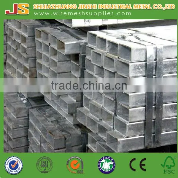 DIN Galvanized Oil Pipeline Rectangle Seamless Steel Tubes
