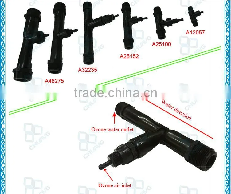 Good quality 0.5T-50T ozone venturi injector / venturi tube