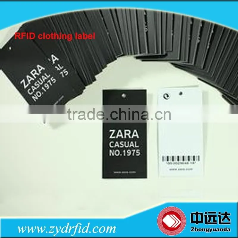 RFID paper Hang tags RFID garment hang tags RFID china hang tag for clothing