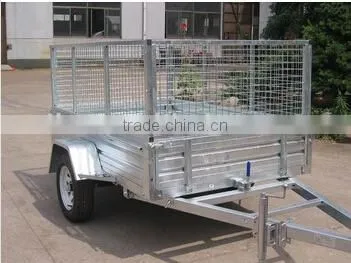 8x5 galvanised caged Trailer