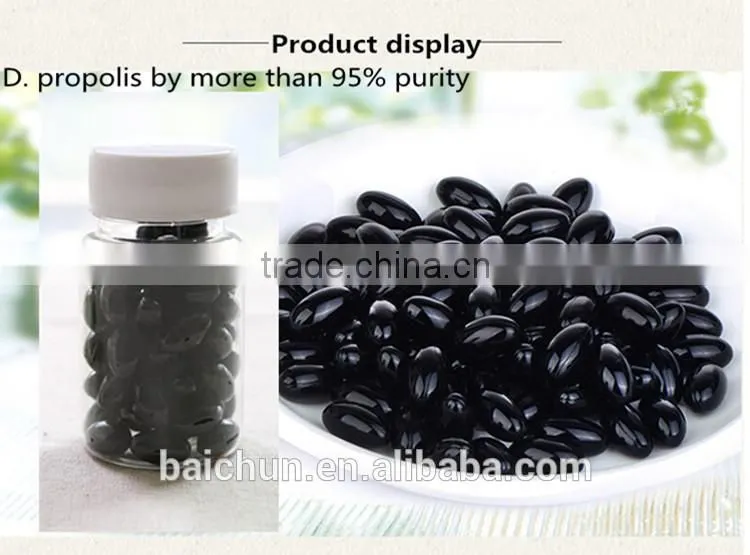 Pure Propolis Soft Capsule Of Processing After Dissolving