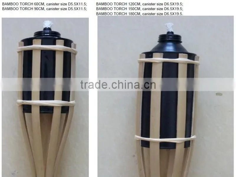 FD-307 handmade bamboo torch / Garden Bamboo torch for sale