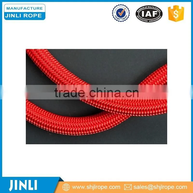 high quality red nylon braided rope