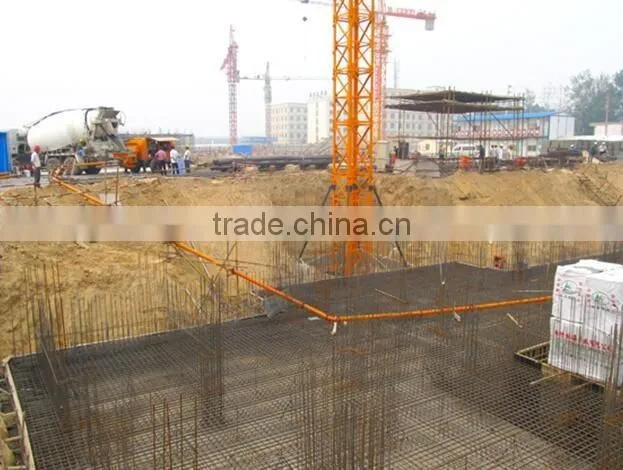 400m Vertical Delivery Distance Diesel Engine Concrete Trailer Pump 88m3/h