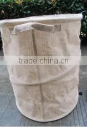 jute linen garden bag home garden storage bag leaf bag leef sack