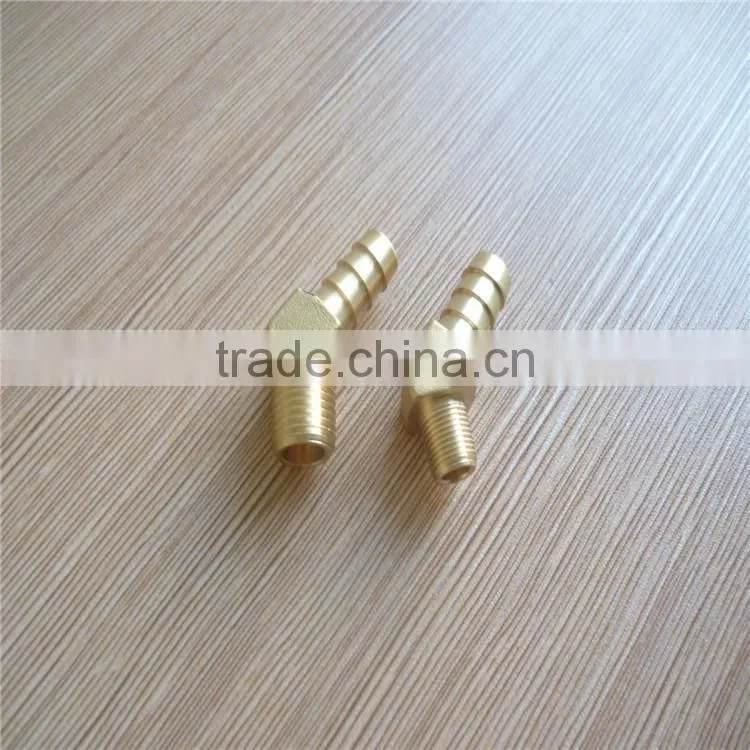 NPT brass male thread elbow hose barb fitting