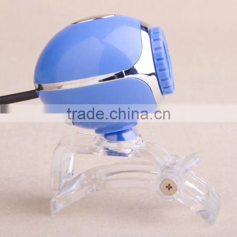 USB Clear Clip Ball Portable Webcam Camera Web Cam for Desktop PC Laptop Skype