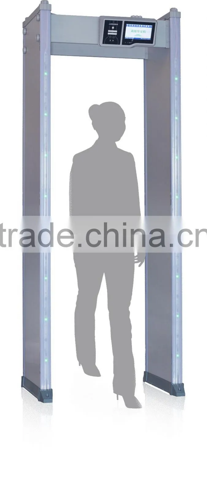 48 zone high sensitivity walk through metal detector body scanner