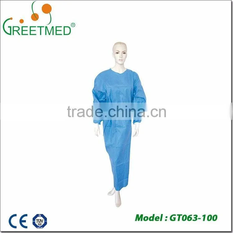 Wholesale pp pe sms smms spunlace medical sterile disposable surgical gown