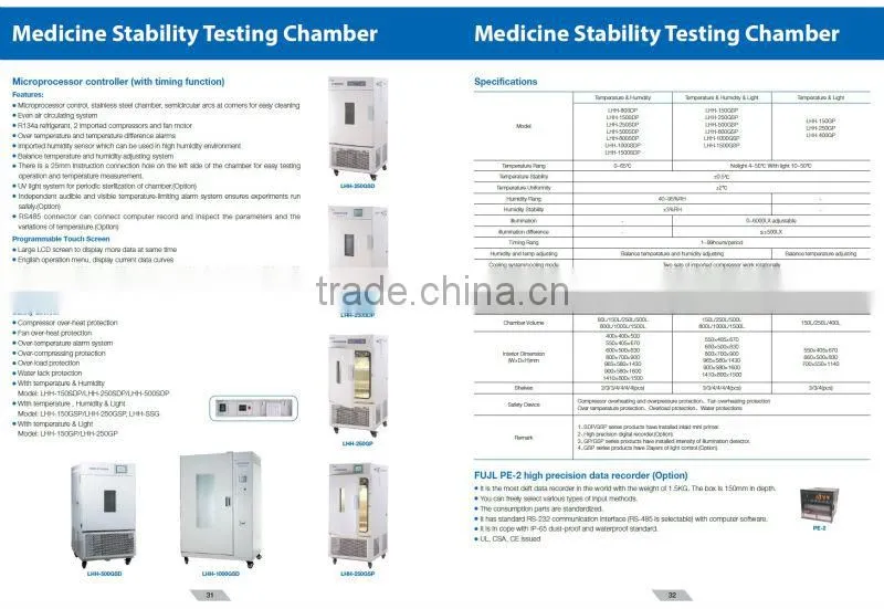 LHH-500SDP Medicine/drug/pills Stability Testing Chamber