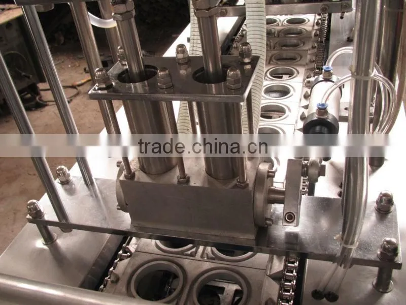 QCF8-16 Pneumatic Cup Filling Sealing Machine for beverage