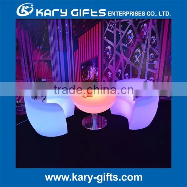 GLOW ILLUMINATED PUB LED BAR CHAIRS WITH LIGHT