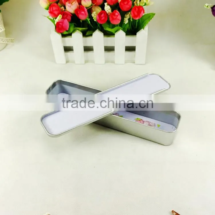 Nice gift factory price round metal tin pen holder