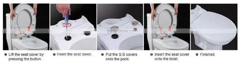 High quality Soft Close Toilet Seat Kid Child Toddler Family Potty Training