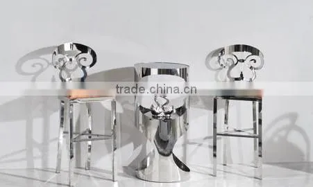 01#wholesale gold stainless steel commercial bar stool