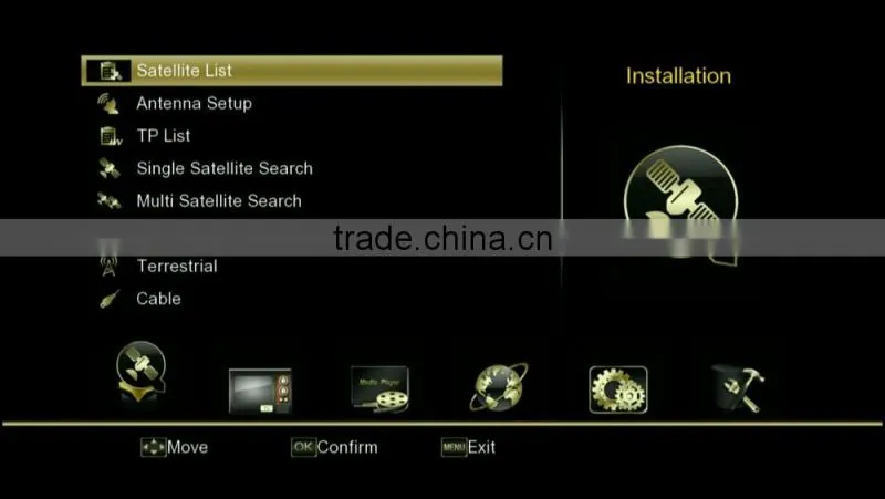 V8 Golden DVB-S2+T2/C 1080P Full HD IPTV Set Top Box Support Cccam Youtube 3G Powervu PVR Digital Satellite Combo Receiver