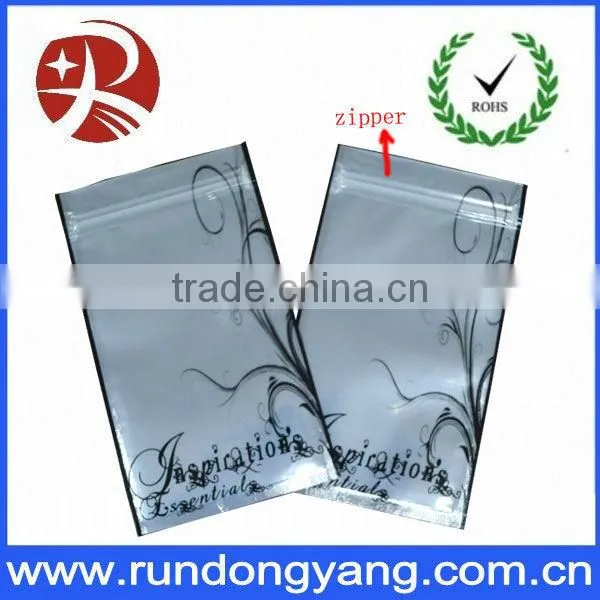 garment packaging Aluminium foil bag with zip lock