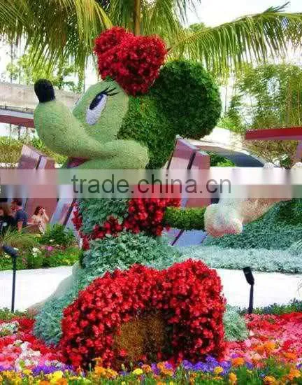 fake plant topiary outdoor use factory artificial green sculpture