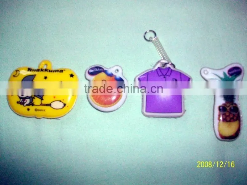 Promotional kids mobile phone cleaner chain with string