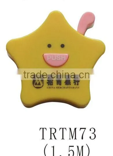 Promotional Cheap Smile Star Shape Tape Measure