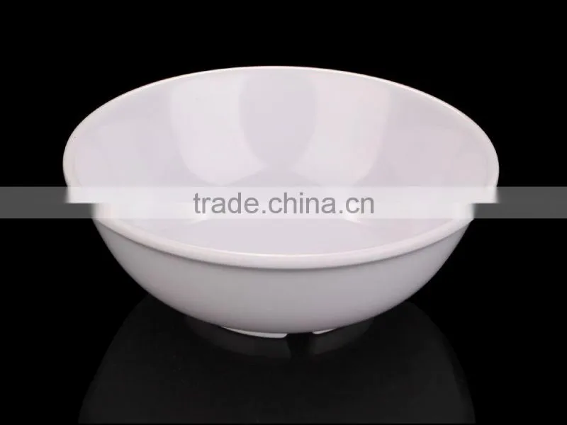 Korean Unbreakable Cheap White Color Round Wholesale Melamine Charger plates