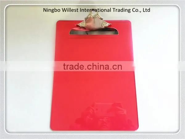 A4 butterfly blue PS writing clipboard