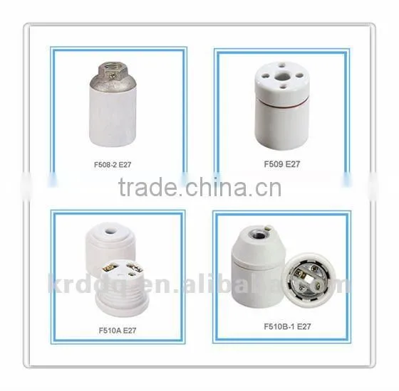 e27 porcelain lamp holder types