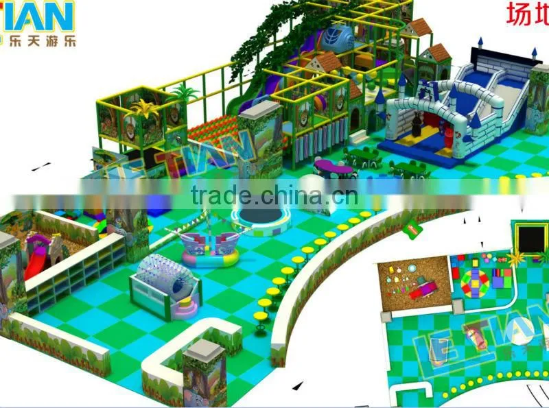 Naughty castle,kid's center,kid's indoor playground LT-1015A