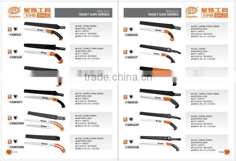 Garden pruning saw/hand saw/cutting saws XS-9003