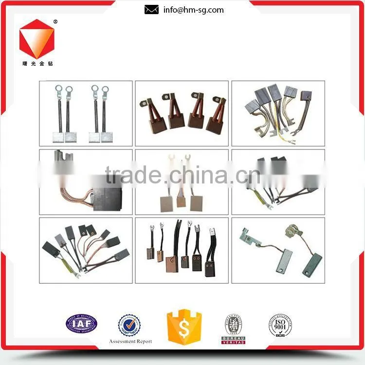 Cost effective good-hardness hot sale motor starter carbon brush