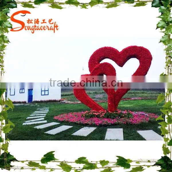 New style artificial grass topiary garden decoration sculpture artificial grass topiary
