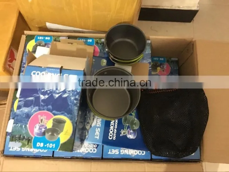 UCHOME Hard Anodized Aluminum Camping Cookware